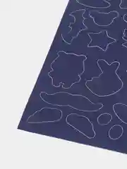 Индиго заплатка для куртки