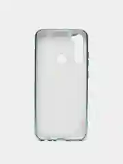 Бирюзовый чехол Xiaomi Redmi Note 8 2019/21 цветной, силиконовый, с глянцевой рамкой (Редми Нот 8)