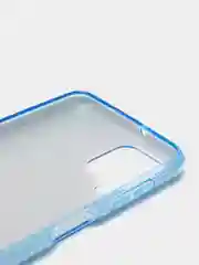 Голубой чехол Samsung Galaxy A22 4G, M22, M32, Самсунг Галакси А22 4G, М22, М32 блестящий сияющий