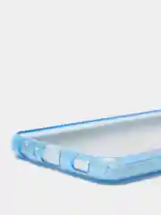 Голубой чехол Samsung Galaxy A22 4G, M22, M32, Самсунг Галакси А22 4G, М22, М32 блестящий сияющий