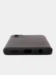 Черный чехол для Samsung A03s цветной матовый