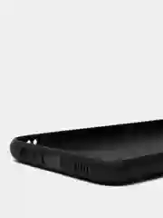 Черный чехол для Samsung A03s цветной матовый