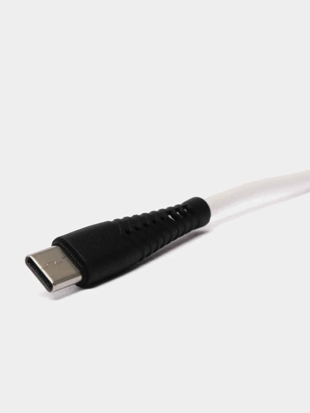 Белый кабель Denmen D19 microUSB, Type-C, Lightning быстрая зарядка
