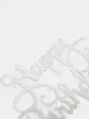 Серебряный топпер для торт "Happy Birthday"