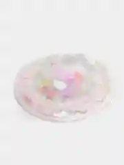 Белый декоративная шляпка с пайетками