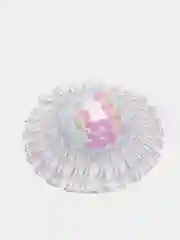 Белый декоративная  шляпка