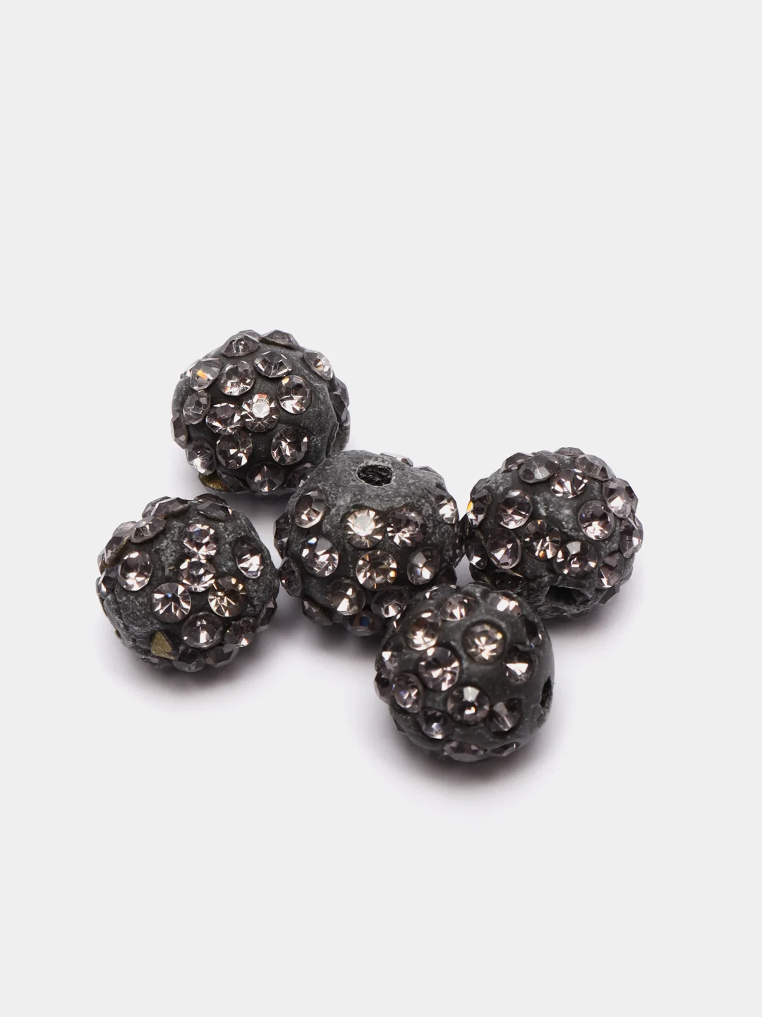 Серый бусины для браслетов и украшений