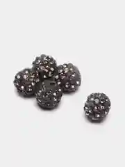 Серый бусины для браслетов и украшений