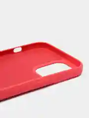 Коралловый чехол Apple iPhone 12 Mini, 12 Pro Max силиконовый с подкладом из микрофибры