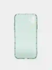 Зеленый чехол для iPhone 11 прозрачный цветной силиконовый