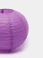 Фиолетовый шар-фонарик бумажный для декора