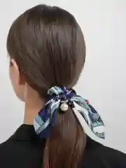 Синий резинка для волос