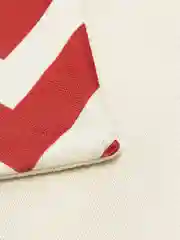 Белый декоративная наволочка Geometric Letters, на подушку