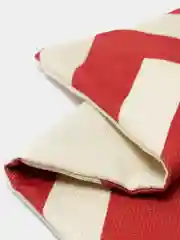 Белый декоративная наволочка Geometric Letters, на подушку