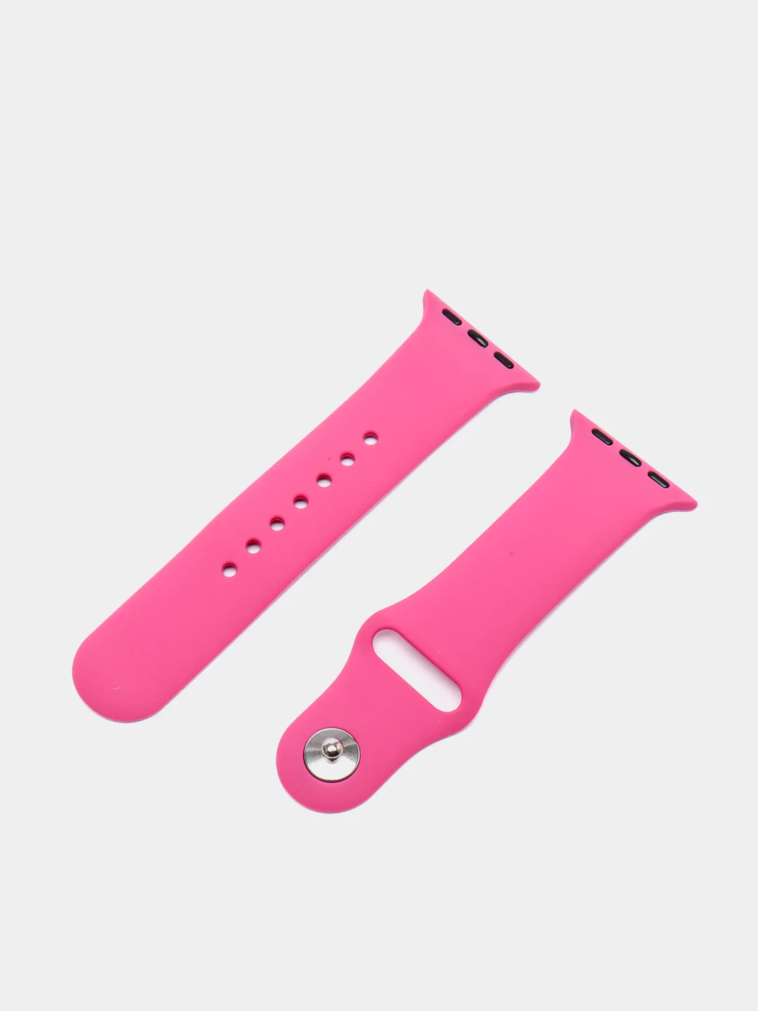 Алый ремешок для Apple Watch, силиконовый