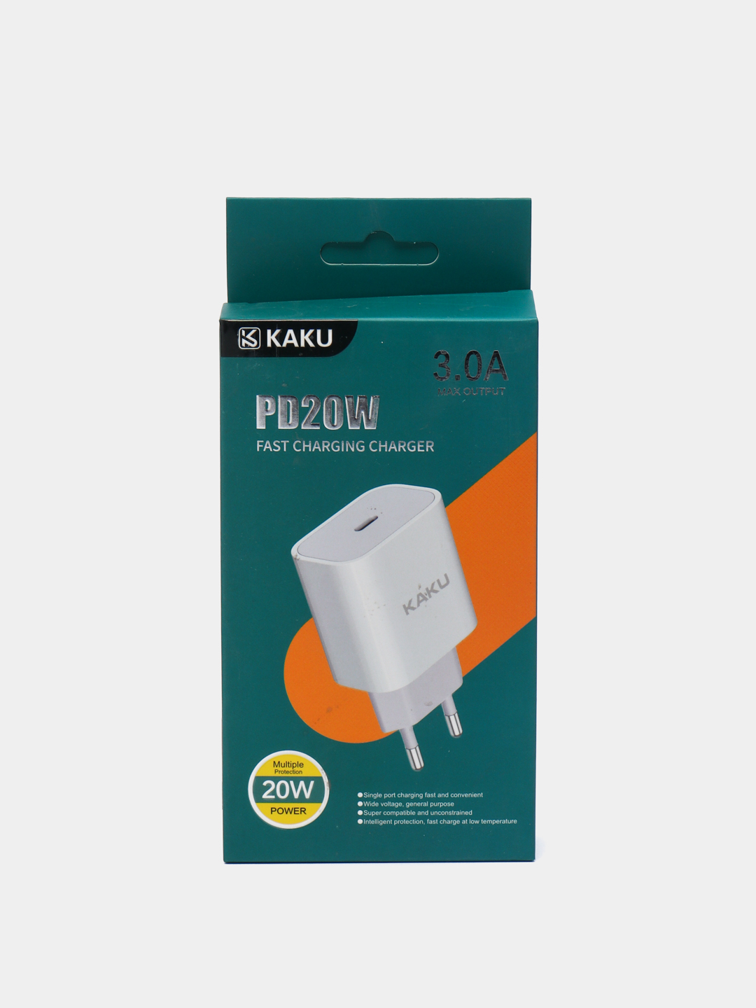 Зарядное устройство USB-C, KAKU KSC-500, 20W для iPhone 12/12 PRO MAX/12  mini купить по цене 499 ₽ в интернет-магазине KazanExpress