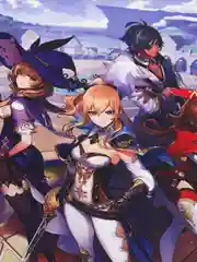 Игровой коврик для мыши по игре "Genshin Impact"