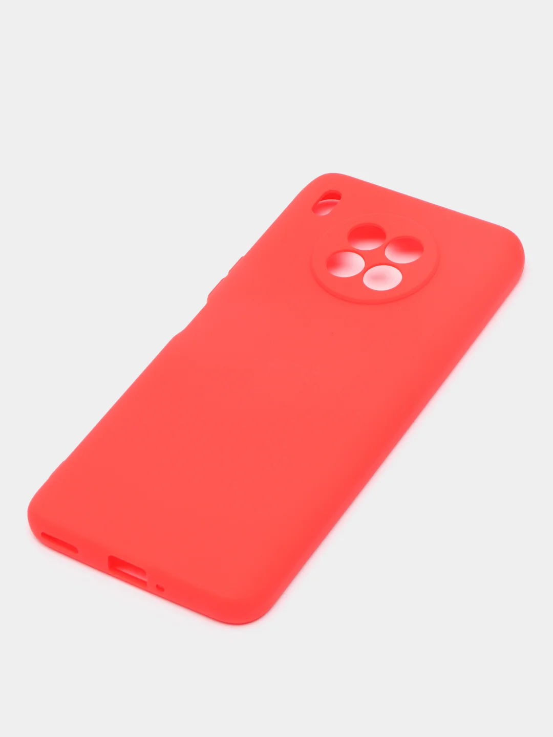 Алый чехол Honor 50 Lite, Huawei Nova 8i, Хонор 50 Лайт, силиконовый, цветной, матовый