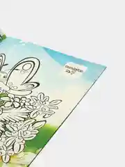 Раскраска с цветным фоном и наклейками. В лесу/А4/16 стр/размер в сложенном виде210х290мм