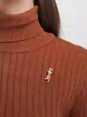 Карамельный брошь для врача
