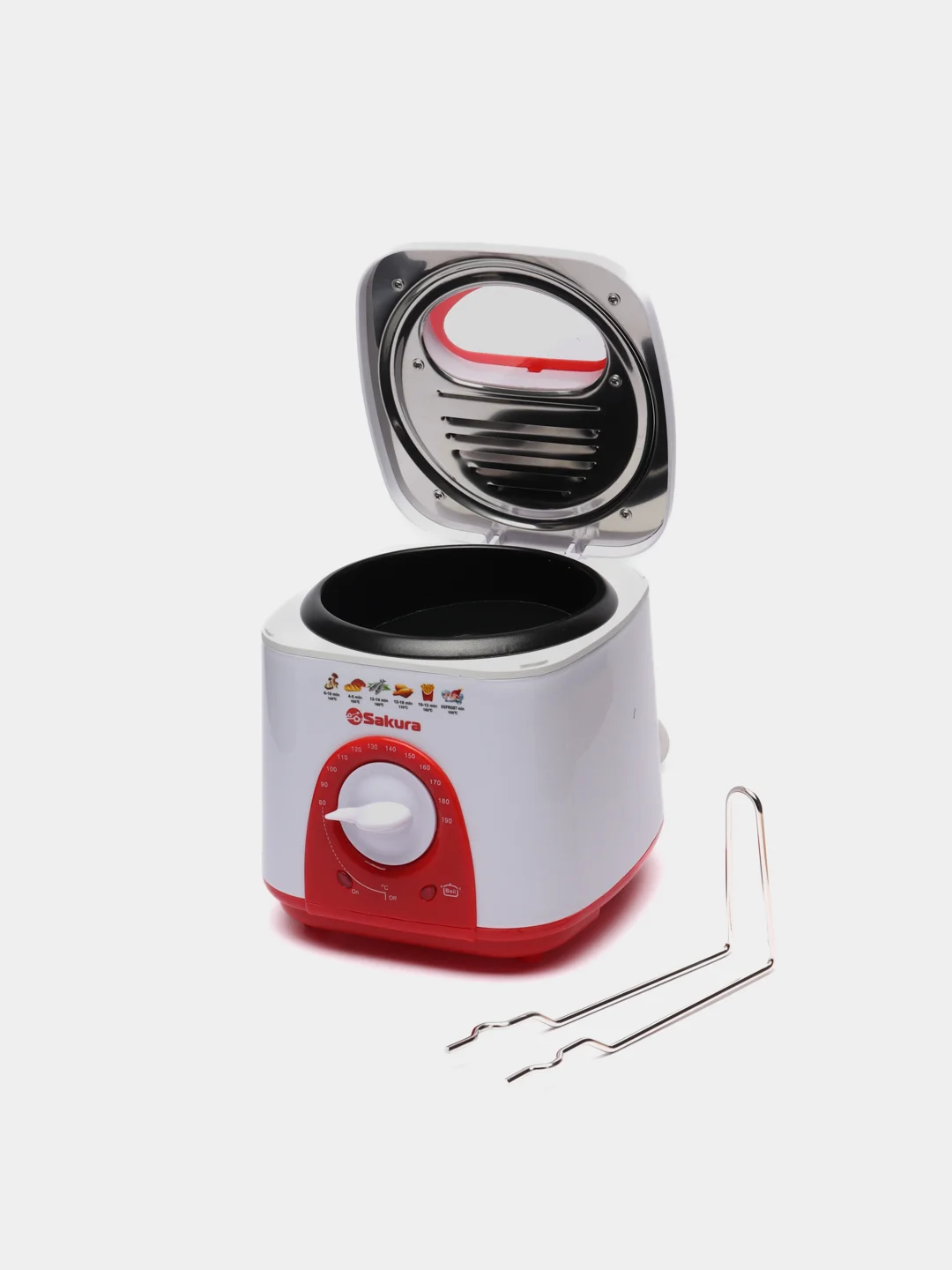Красный фритюрница Sakura SA-7654R, 950 Вт