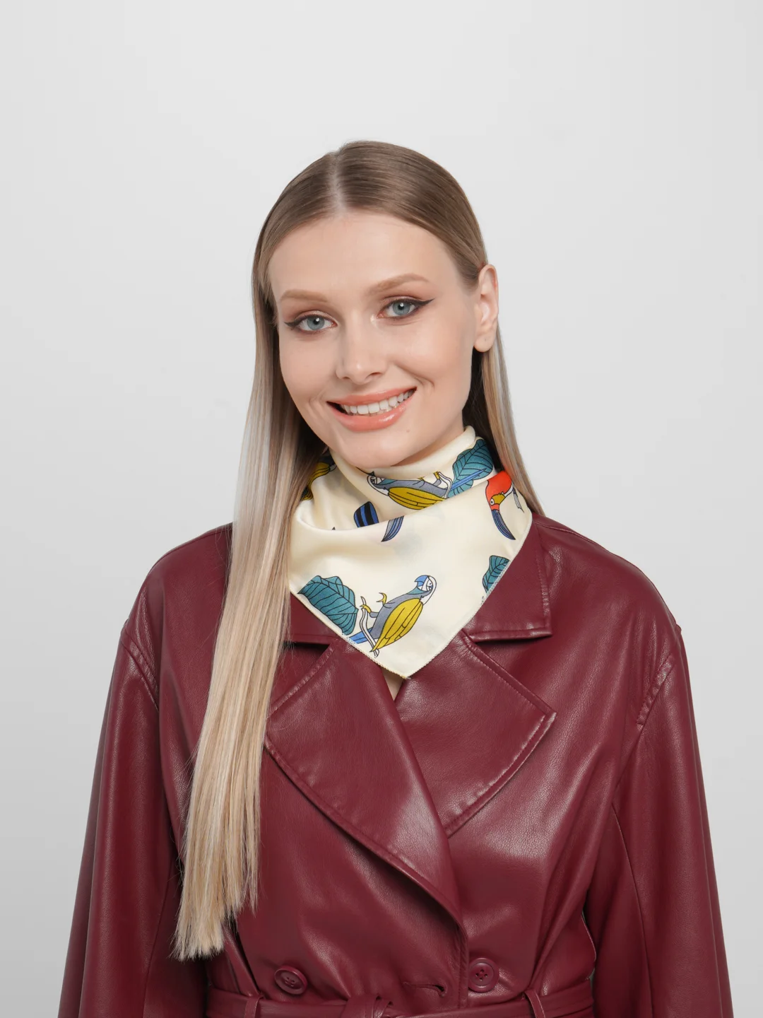 Платок женский хлопок 90х90