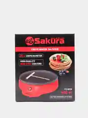Красный блинница Sakura SA-7418R, 900 Вт