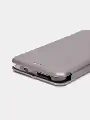 Серебряный чехол-книжка Xiaomi Redmi Note 11 4G, Note 11S, Note 11 NFC российская версия