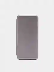 Серебряный чехол-книжка Xiaomi Redmi Note 11 4G, Note 11S, Note 11 NFC российская версия