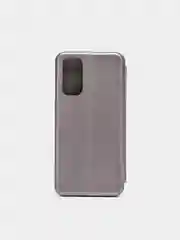 Серебряный чехол-книжка Xiaomi Redmi Note 11 4G, Note 11S, Note 11 NFC российская версия