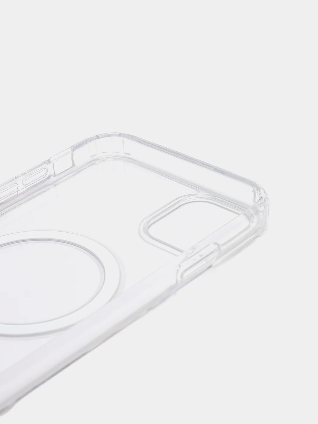 Чехол силиконовый прозрачный для iPhone 12/Pro, 12/13 Pro Max, 12/13 Pro (MagSafe)