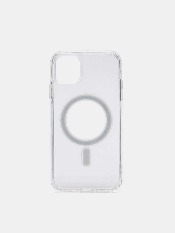 Чехол силиконовый прозрачный для iPhone 12/Pro, 12/13 Pro Max, 12/13 Pro (MagSafe)