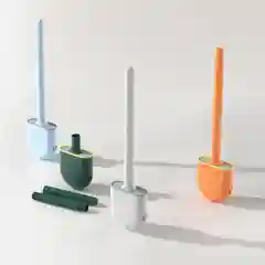 Белый щетка для унитаза