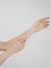 Лимонный браслет-цепочка на руку, золотой