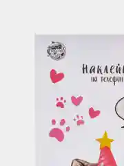 Серый наклейки-стикеры на телефон