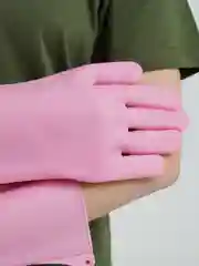 Розовый перчатки силиконовые, универсальные