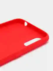 Красный чехол Samsung Galaxy A01 силиконовый
