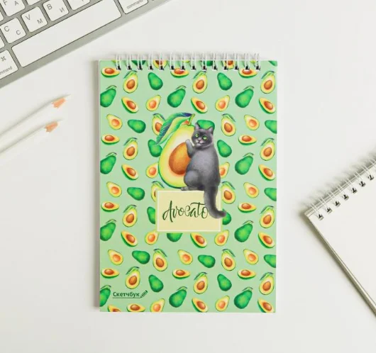 Скетчбук Avokato А5, 40 л, 100 г/м