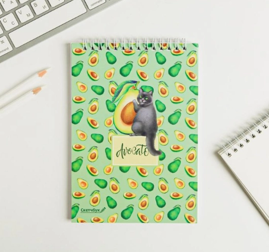 Скетчбук Avokato А5, 40 л, 100 г/м