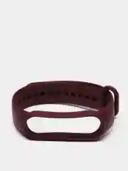 Тёмно-бордовый ремешок силиконовый для фитнес браслета Xiaomi Mi Band 5, Ми Банд 6