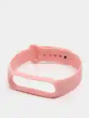 Розовый ремешок силиконовый для фитнес браслета Xiaomi Mi Band 5, Ми Банд 6