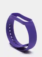 Фиолетовый ремешок силиконовый для фитнес браслета Xiaomi Mi Band 5, Ми Банд 6