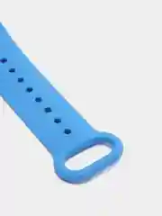 Лазурный ремешок силиконовый для фитнес браслета Xiaomi Mi Band 5, Ми Банд 6