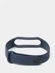 Темно-синий ремешок силиконовый для фитнес браслета Xiaomi Mi Band 5, Ми Банд 6
