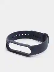 Темно-синий ремешок силиконовый для фитнес браслета Xiaomi Mi Band 5, Ми Банд 6