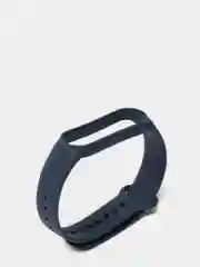 Темно-синий ремешок силиконовый для фитнес браслета Xiaomi Mi Band 5, Ми Банд 6