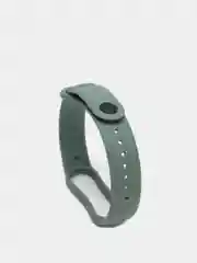 Хаки ремешок силиконовый для фитнес браслета Xiaomi Mi Band 5, Ми Банд 6