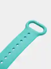 Бирюзовый ремешок силиконовый для фитнес браслета Xiaomi Mi Band 5, Ми Банд 6
