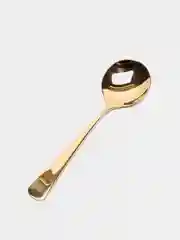 Золотой столовые приборы в футляре, дорожный набор