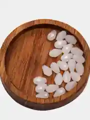 Белый капли граненные, из стекла, 3 х 5 мм, 25 штук